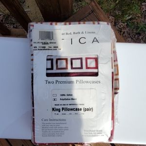 Utica Set of 2 premium king  pillow cases